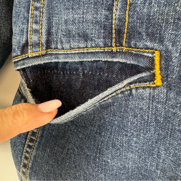 Anne Klein vintage denim tailored denim blazer, Bloomingdale’s y2kSz 6 Petite - Picture 7 of 17